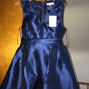 Navy blue homecoming dress